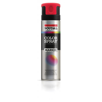 Traceur de Chantier Color Spray Bleu Fluo Aérosol 500 ML - SOUDAL | 155988