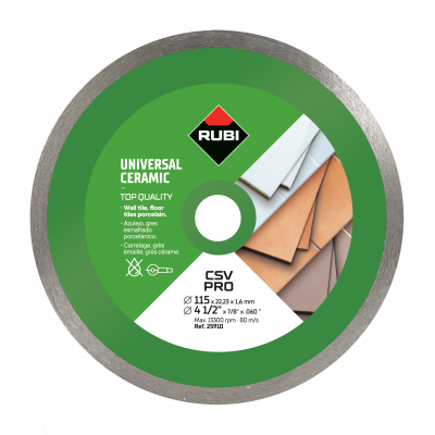 Disque CSV 115 PRO - RUBI | 25910