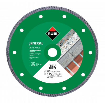 Disque TSV 115 PRO - RUBI | 25917