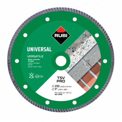 Disque TSV 230 PRO - RUBI | 25918