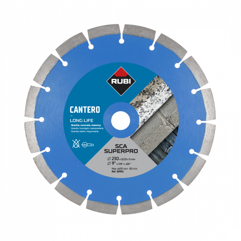 Disque SCA 230 MM SUPER PRO - RUBI | 30904