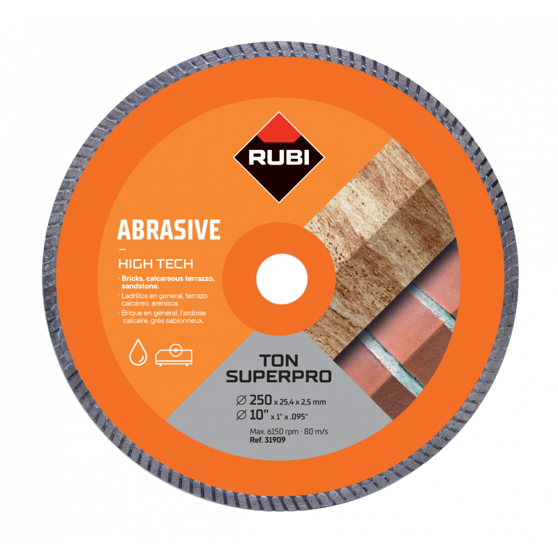 Disque TON 250 SUPERPRO - RUBI | 31909