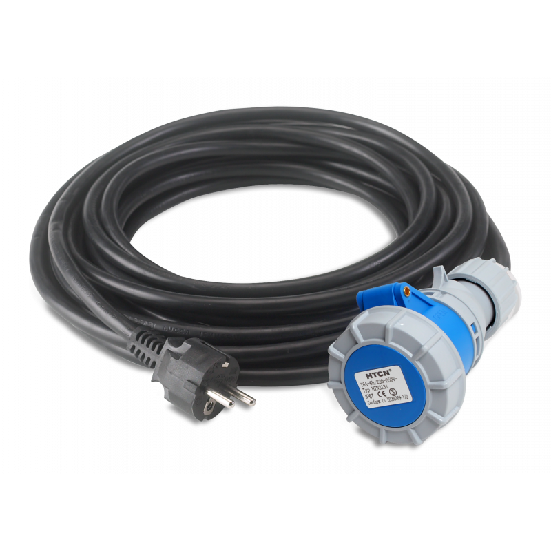 Cable avec Prise 230/50 EUR 230V - 50 HZ.EUR - RUBI | 58850