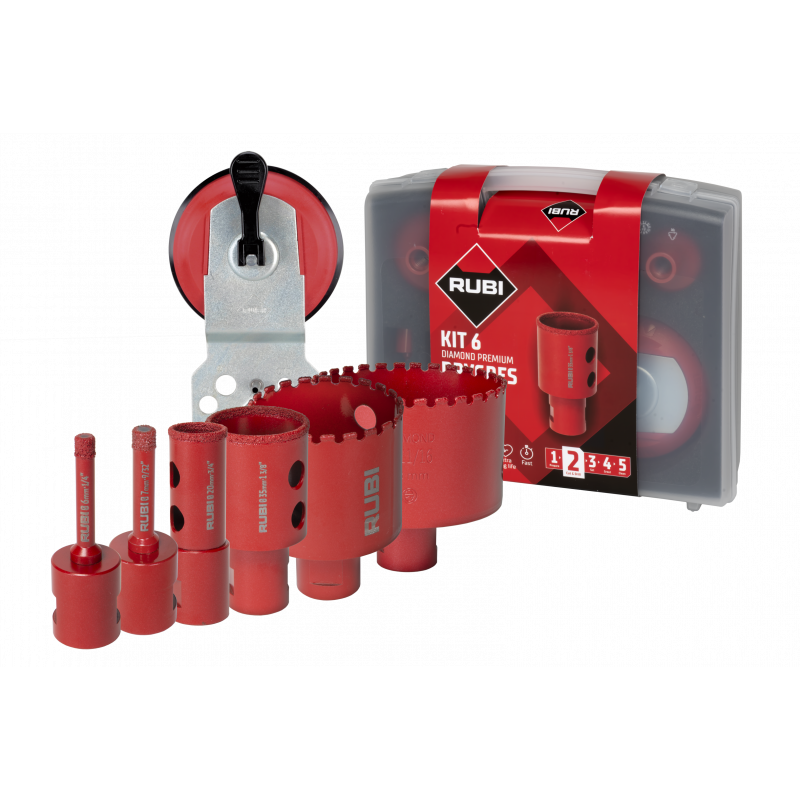 KIT 6 Trépans DRYGRES PREMIUM - RUBI | 51929