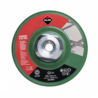 Disque LAM.DIAM.50/60 grain GRU.Ø115MM M14 - RUBI | 32921