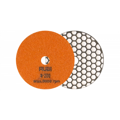 Disque diamant polissage et ponçage à sec Ø100 MM GR. 200 - RUBI | 62972