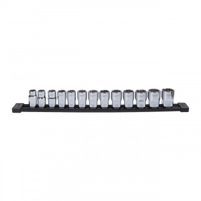 SET DE DOUILLES MÉTRIQUE 12 PANS CARRE 1/2" 13 PCS - Milwaukee | 4932498797
