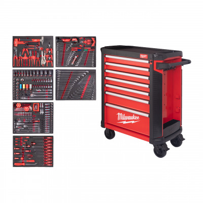SERVANTE EQUIPÉE 78 CM TOOLGUARD 332 OUTILS - Milwaukee | 4932500753