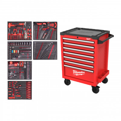 SERVANTE EQUIPÉE 69 CM TOOLGUARD 332 OUTILS - Milwaukee | 4932500754