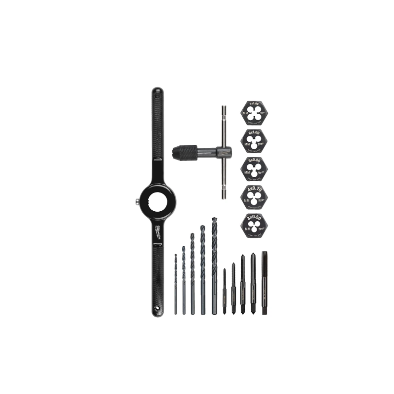 SET DE TaraudS ET FILIÈRES METRIQUES 17 PCS - Milwaukee | 4932498720