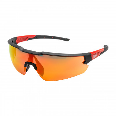 Lunettes anti-buée anti-rayure miroir rouge AS - Milwaukee