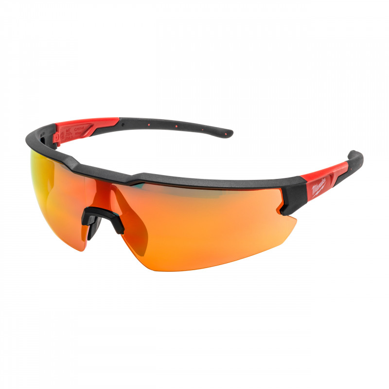 Lunettes anti-buée anti-rayure miroir rouge AS - Milwaukee