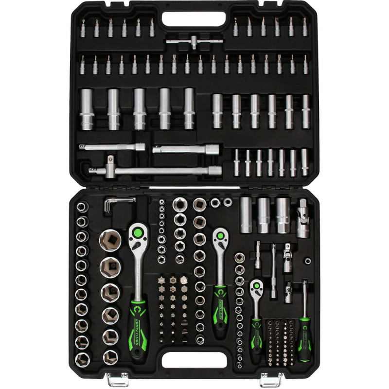 Coffret de douilles COMPETITION 1/4"+3/8"+1/2", 191 pcs - KSTools | 512.0191