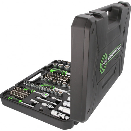 Coffret de douilles COMPETITION 1/4"+3/8"+1/2", 191 pcs - KSTools | 512.0191