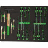 Servante d'atelier COMPETITION avec 7 tiroirs et 119 outils premium - KSTools | 512.3119