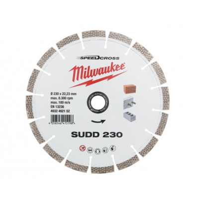 DISQUE SPEEDCROSS SUDD 230MM - Carton - Milwaukee | 4932492152