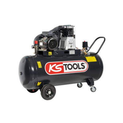Compresseur sur cuve 200L - 10 bars - 3 CV -220V mono KSTools | 165.0805