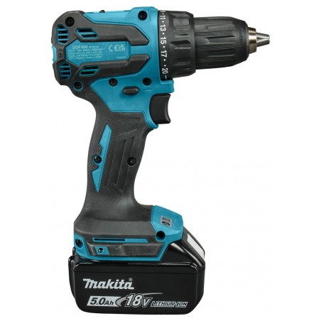 Perceuse visseuse 18 V Li-Ion 5 Ah BL1850B Ø 13 mm MAKITA | DDF490RTJ