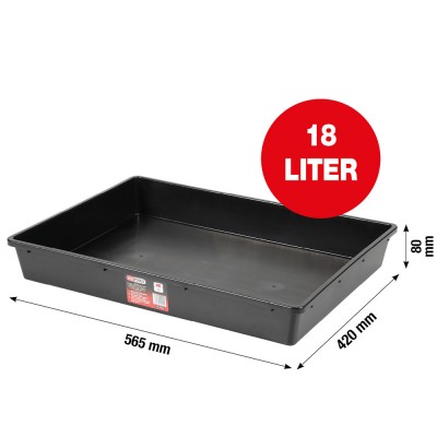 Bac de récupération d’huile / Bac à usage multiple, 18 litres - KSTools | 150.9594