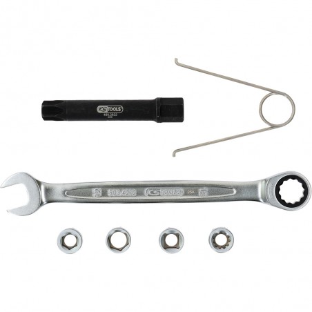 Clé mixte spécifique pour étriers de frein WABCO et Knorr, 7 pcs - KSTools | 460.2620