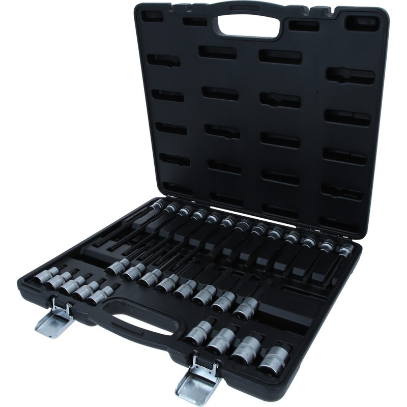 Coffret de douilles tournevis 1/2'' 6 pans, 30 pcs - KSTools | 911.4510