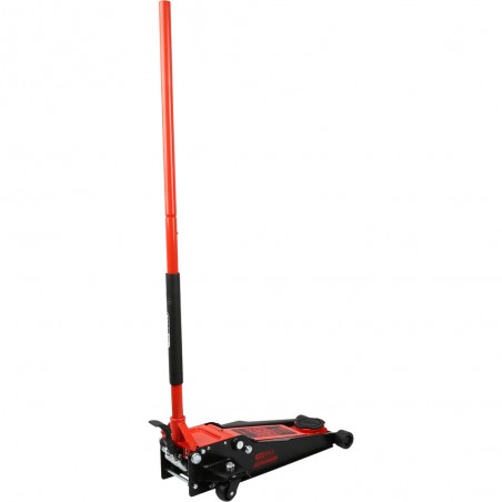 Cric hydraulique Performance en acier, 2 500 kg, plat, levée : 75-510 mm - KSTools | 160.1015