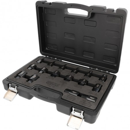 Jeu d’adaptateurs à visser pour extracteur d’injecteur, 16 pcs - KSTools | 152.1105