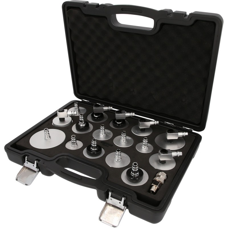 Jeu d’adaptateurs universels de manchon de purge pour la purge des freins, 17 pcs - KSTools | 160.0815