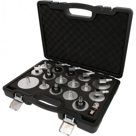Jeu d’adaptateurs universels de manchon de purge pour la purge des freins, 17 pcs - KSTools | 160.0815