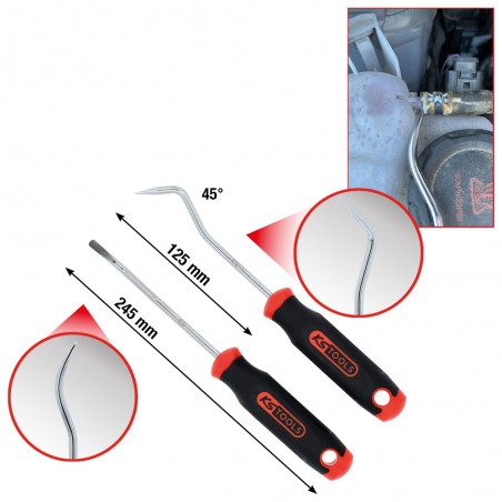 Jeu d’outils pour détacher les tuyaux, 2 pcs - KSTools | 150.2465
