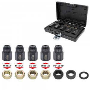 Jeu d’outils pour le montage de goujons, 12 pcs - KSTools | 913.1800
