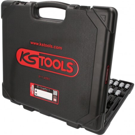 Jeu de douilles à embout 1/2''  pour vis TORX®, 32 pcs - KSTools | 911.4550