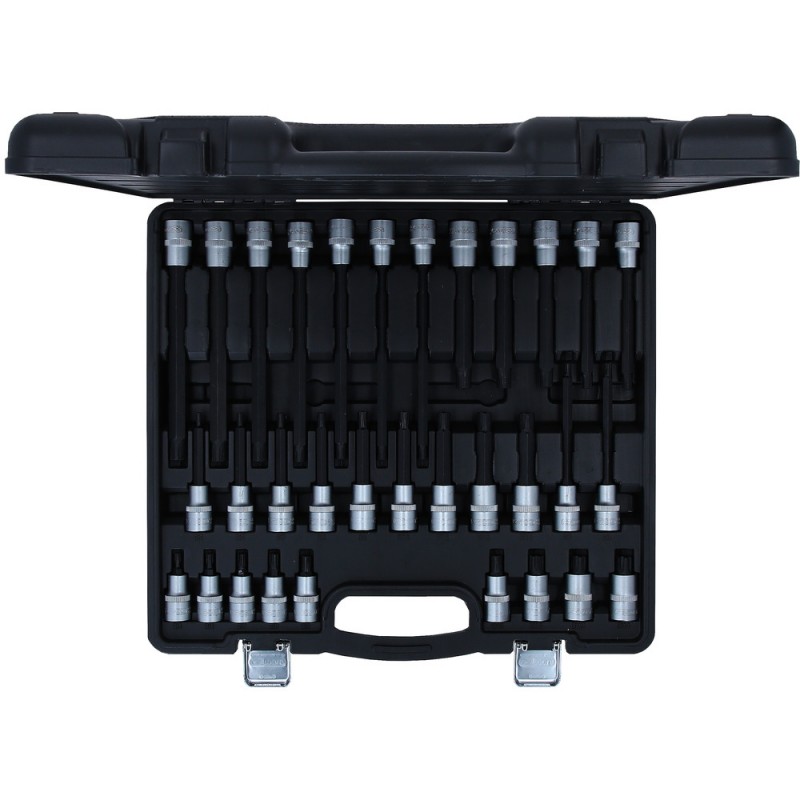 Jeu de douilles à embout 1/2''  RIBE®, 32 pcs, courtes, longues et extra-longues - KSTools | 911.4520