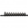 Jeu de douilles à embout 3/8''  TORX, courtes, 10 pcs, T10-T55 - KSTools | 917.4015