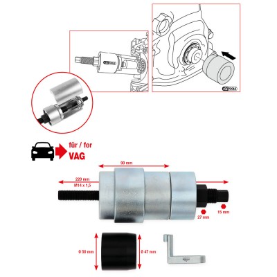 Jeu d'outils de montage de pignon pour VAG - KSTools | 400.0910