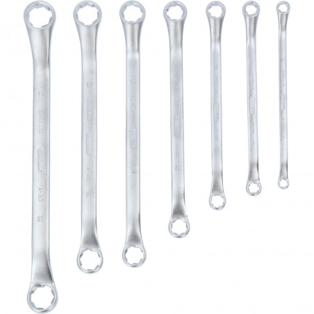 Jeux de clés polygonales RESCUEpower, coudée 7 pcs 6-19 mm - KSTools | 517.1555