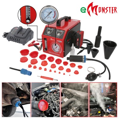 Machine à fumée pour la détection de fuites, avec batterie de 2 Ah, 36 pcs - KSTools | 550.1470