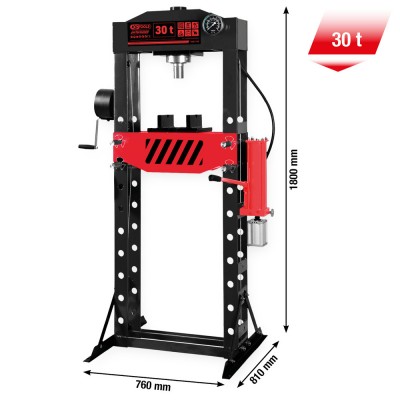 Presse hydraulique d’atelier Performance , 30 t - KSTools | 160.1155