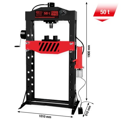 Presse hydraulique d’atelier Performance , 50 t - KSTools | 160.1160