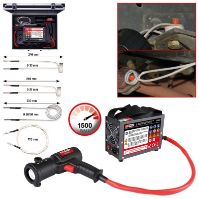 Set de pistolets à chaleur par induction, 5 pcs, 1,5 KW - KSTools | 500.8680
