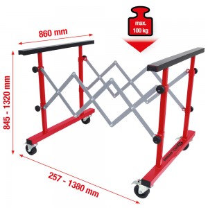 Table tréteau télescopique - KSTools | 500.8100