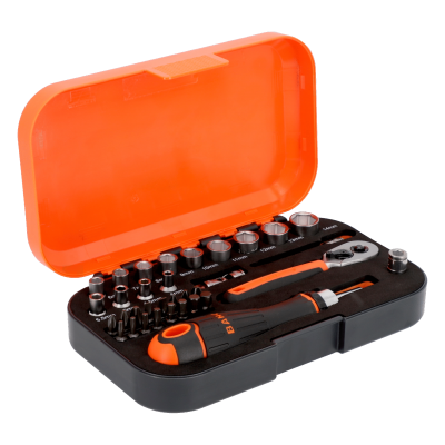 Set 34PCS douilles et embouts - Bahco | S34MC8H