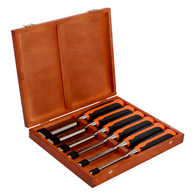 Jeu 6 ciseaux 424P boîte bois - Bahco | 424P-S6-EUR