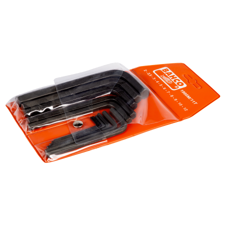 Jeu 11PCS clés male coudée HEX - Bahco | 1995M/11T