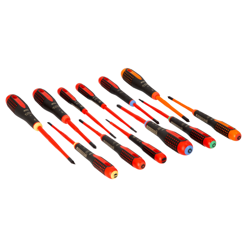 Set 12 Tournevis ERGO 1000V - Bahco | BE-9878SL