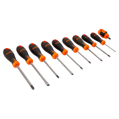 Set 10 Tournevis à fente/PH/PZ/ROB - Bahco | B219.010