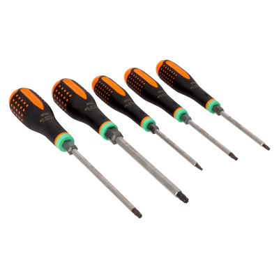Set 5 Tournevis TX lame traversant - Bahco | BE-9885TB