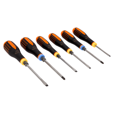 Set 6 Tournevis lame traversante P - Bahco | BE-9882TB