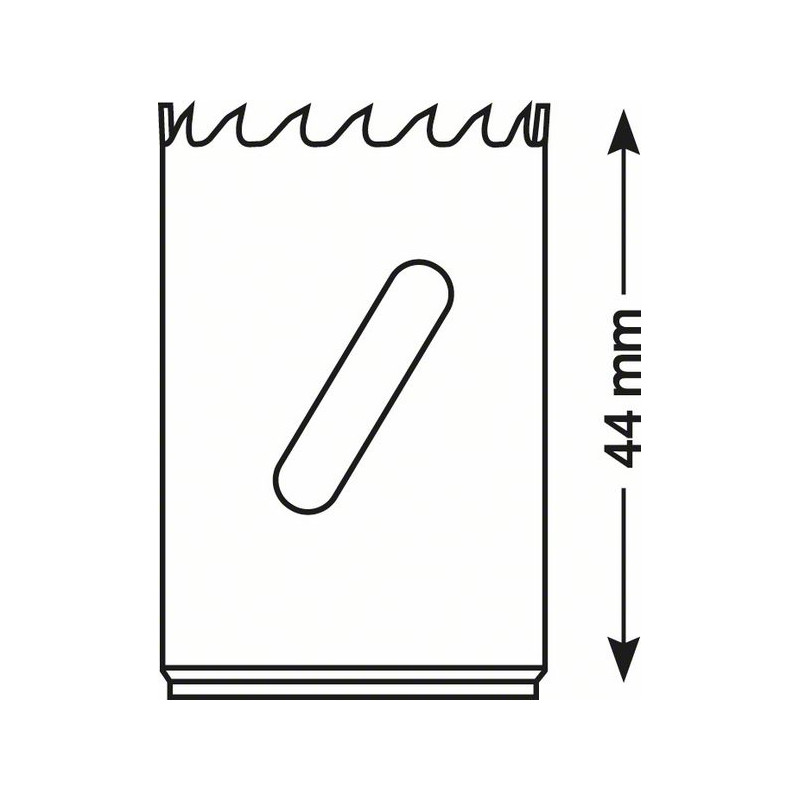 2608580411 Scie-trépan HSS bimétal pour adaptateur standard Accessoire Bosch pro outils
