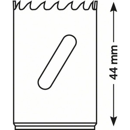 2608580411 Scie-trépan HSS bimétal pour adaptateur standard Accessoire Bosch pro outils